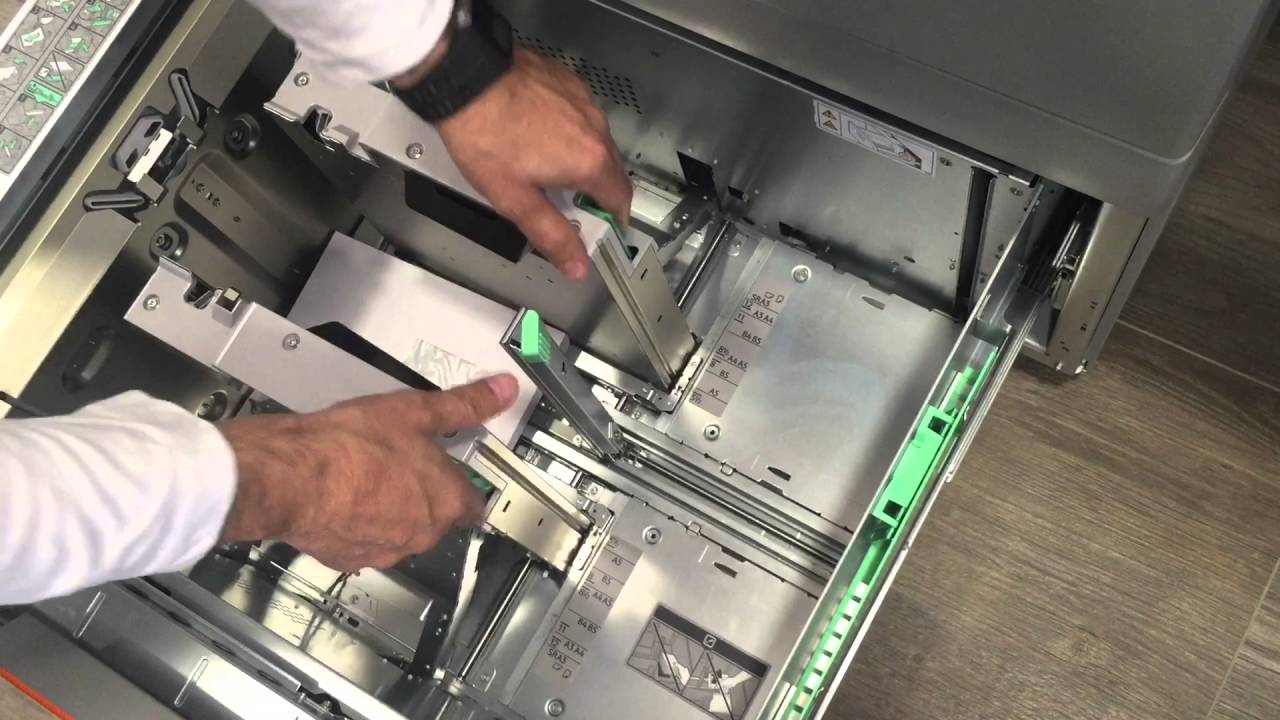 Printing envelopes on RICOH C7100x