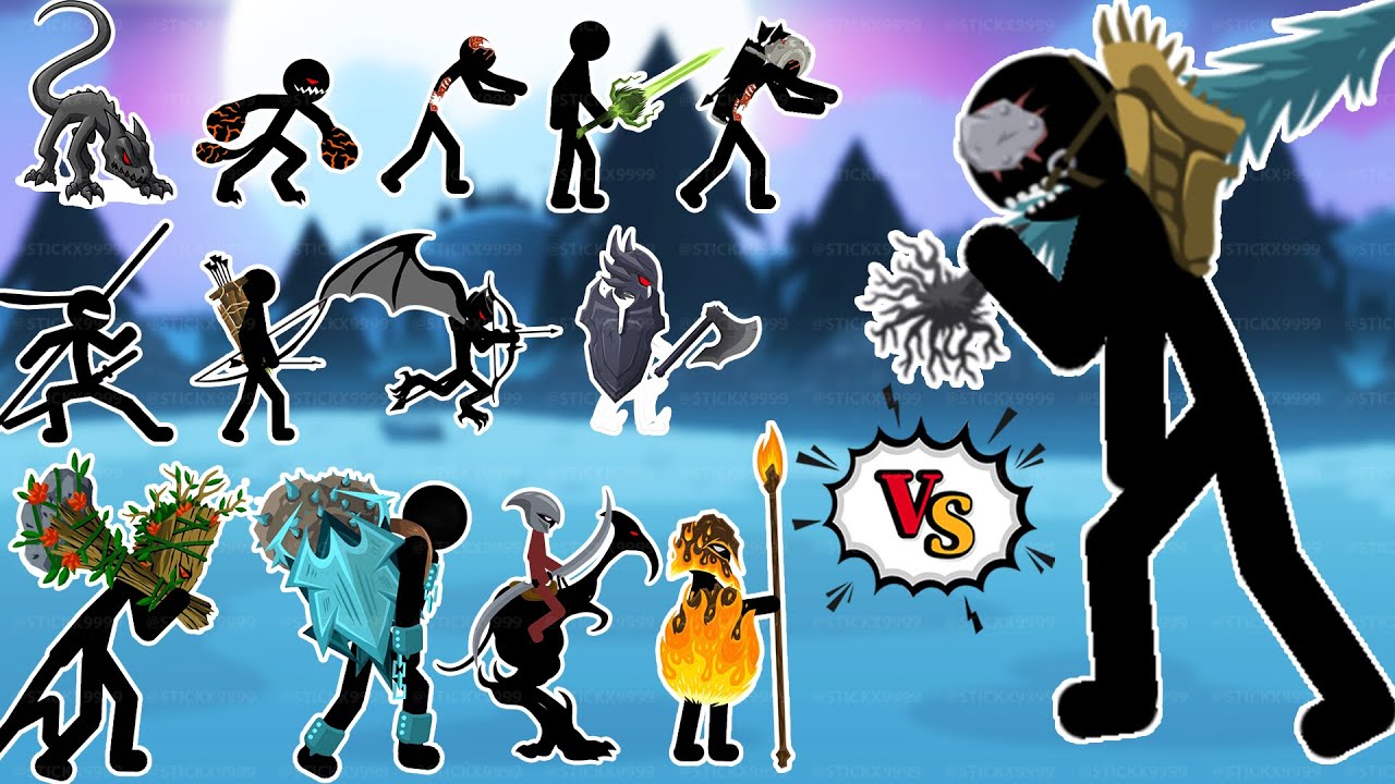 All Units Battle the Giantlord Sightless ⚔️ STICK WAR SAGA HACK 💥 Stickx9999