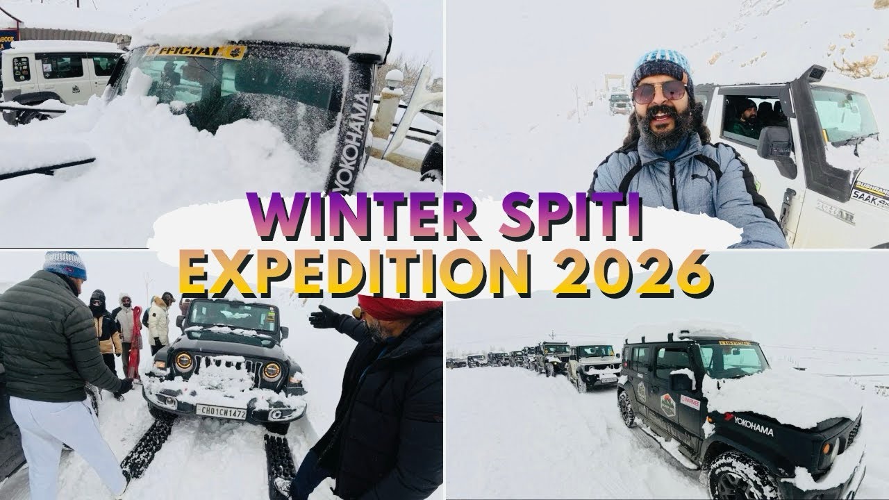 Live Snowfall in Spiti Valley ❄️ | Winter Spiti Expedition 2026 Part 6 | Extreme Himalayan Adventure