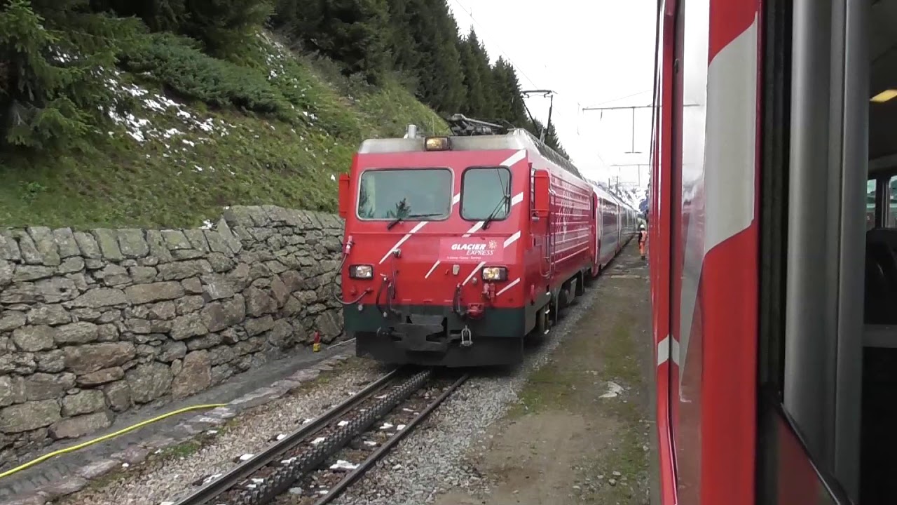 MGB railway: Andermatt - Oberalppass - Disentis (Switzerland, 6 September 2019) (2/2)