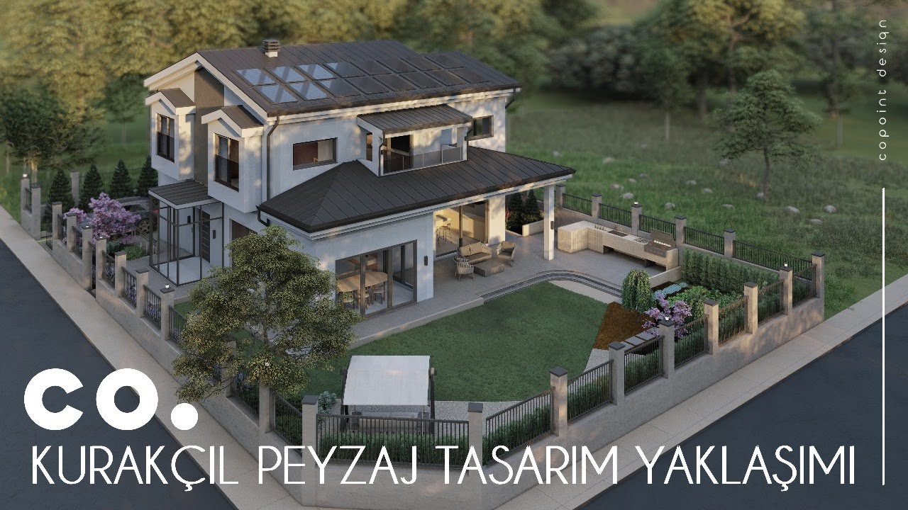 Kurakçıl Peyzaj Tasarım Yaklaşımı İle Modern Dış Mekan Mutfak Alanı Bu Bahçede!
