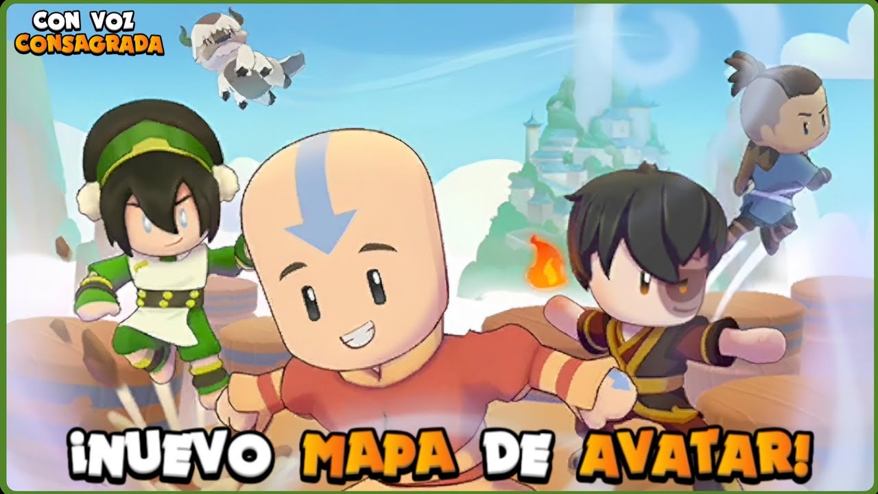 ¡EVENTO DE AVATAR EN STUMBLE GUYS! 🌊🔥🪨🌬 Consiguiendo a SOKKA en el Air Temple  Tumble ⚔️🦬⚡️ 