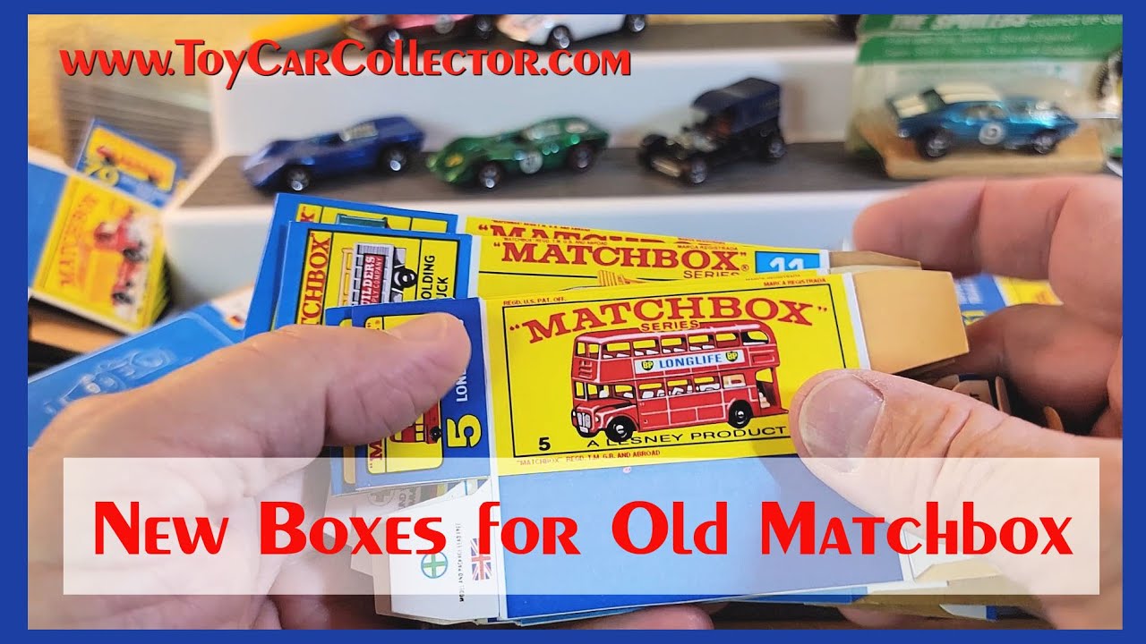 MATCHBOX Replacement BOXES for Your 1960's Collection, Beautiful and Affordable!