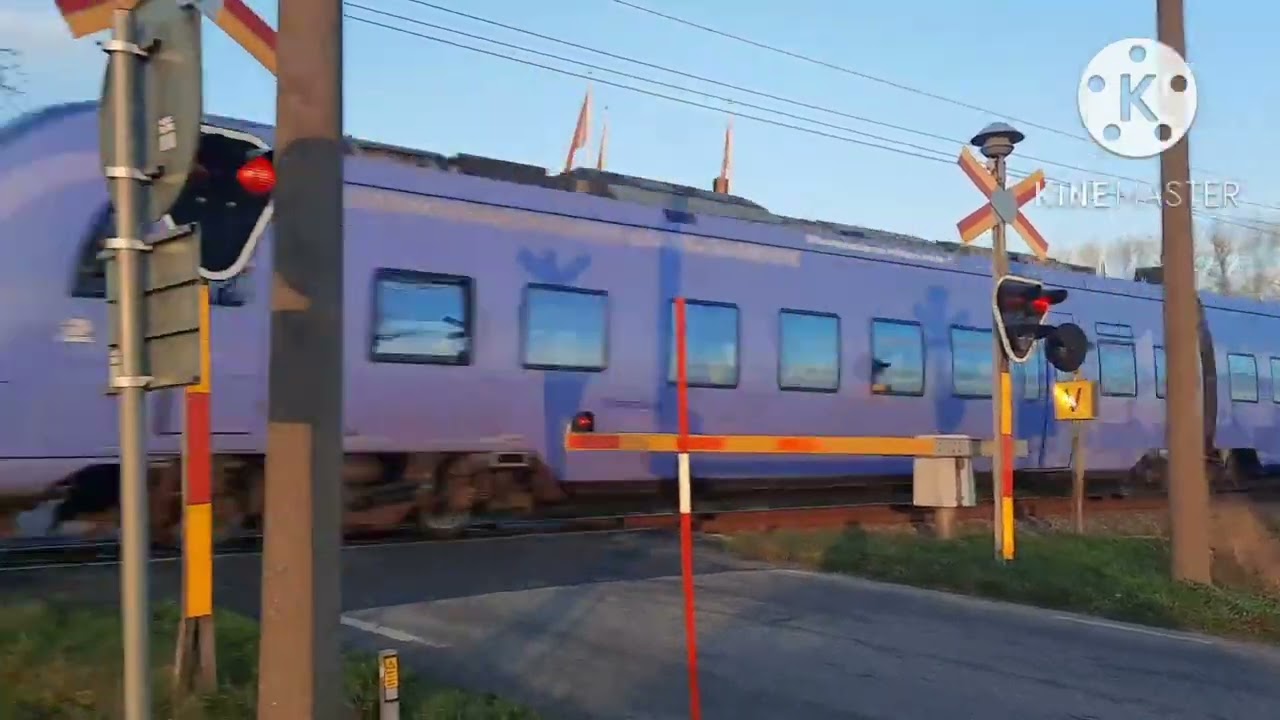 J&auml;rnv&auml;gs&ouml;verg&aring;ng utanf&ouml;r B&ouml;rringe Swedish Level Crossing