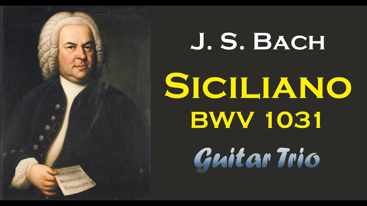 Siciliano BWV 1031 by J.S. Bach_Guitar Trio