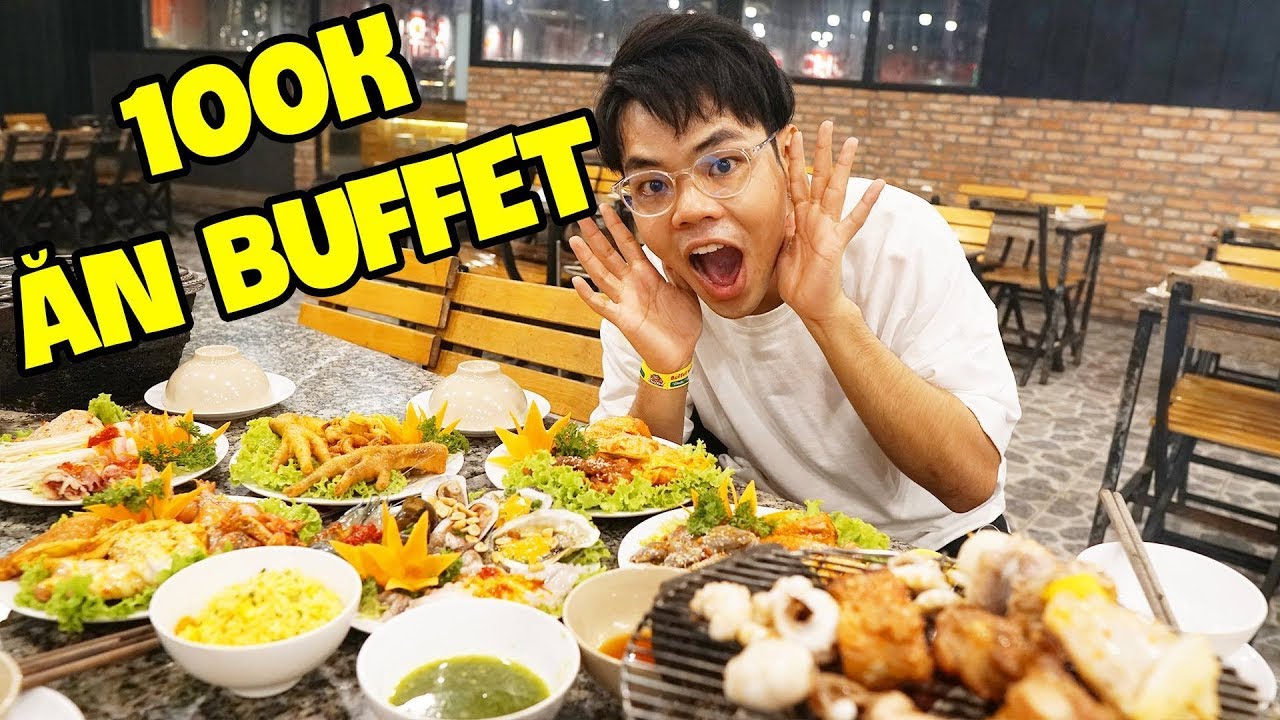 THỬ THÁCH ĂN BUFFET CHỈ VỚI 100K (Oops Banana)