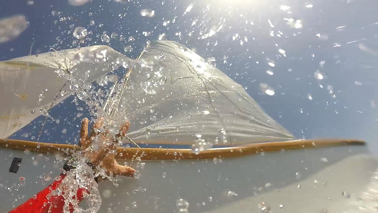 Mirror Dinghy Sailing, Capsize and Recovery
