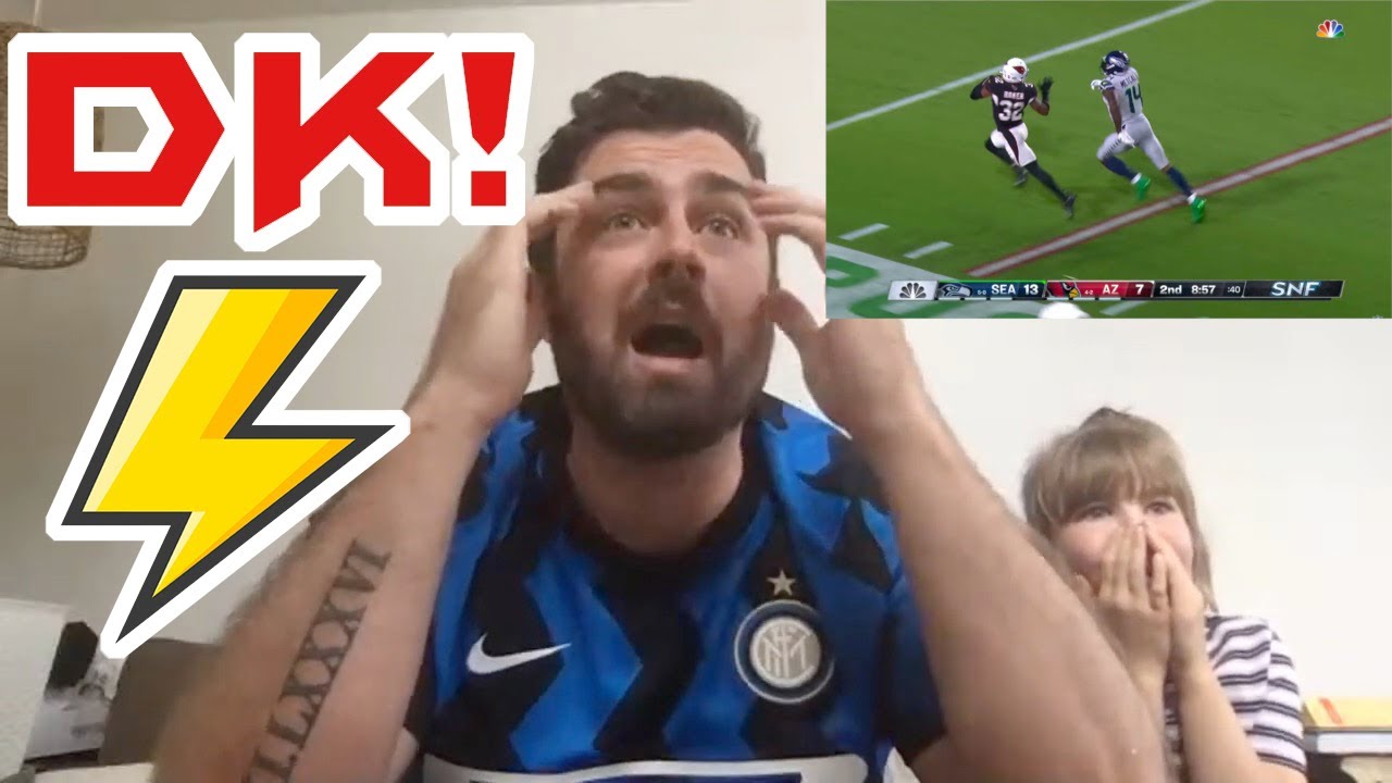 Rugby Fan Reacts to DK Metcalf Chasing Down Budda Baker Live!