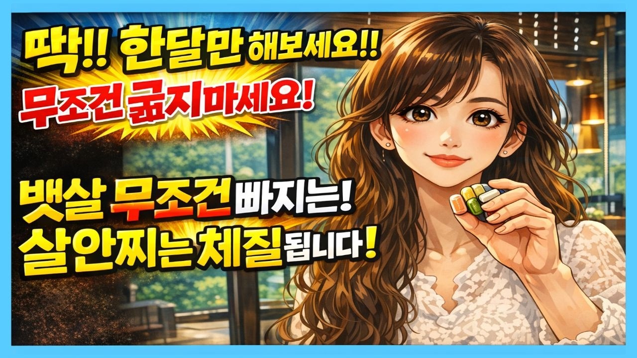🎯무작정 굶지 마세요! 딱!한달만해보세요!! 살이 빠질 수밖에 없는 몸으로 바뀝니다|시니어건강|오디오북|다이어트|나잇살