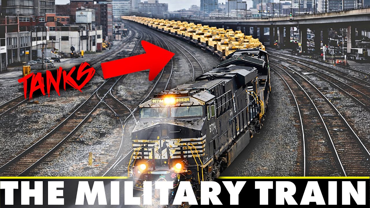 Why Military Tanks are Secretly Move by Train