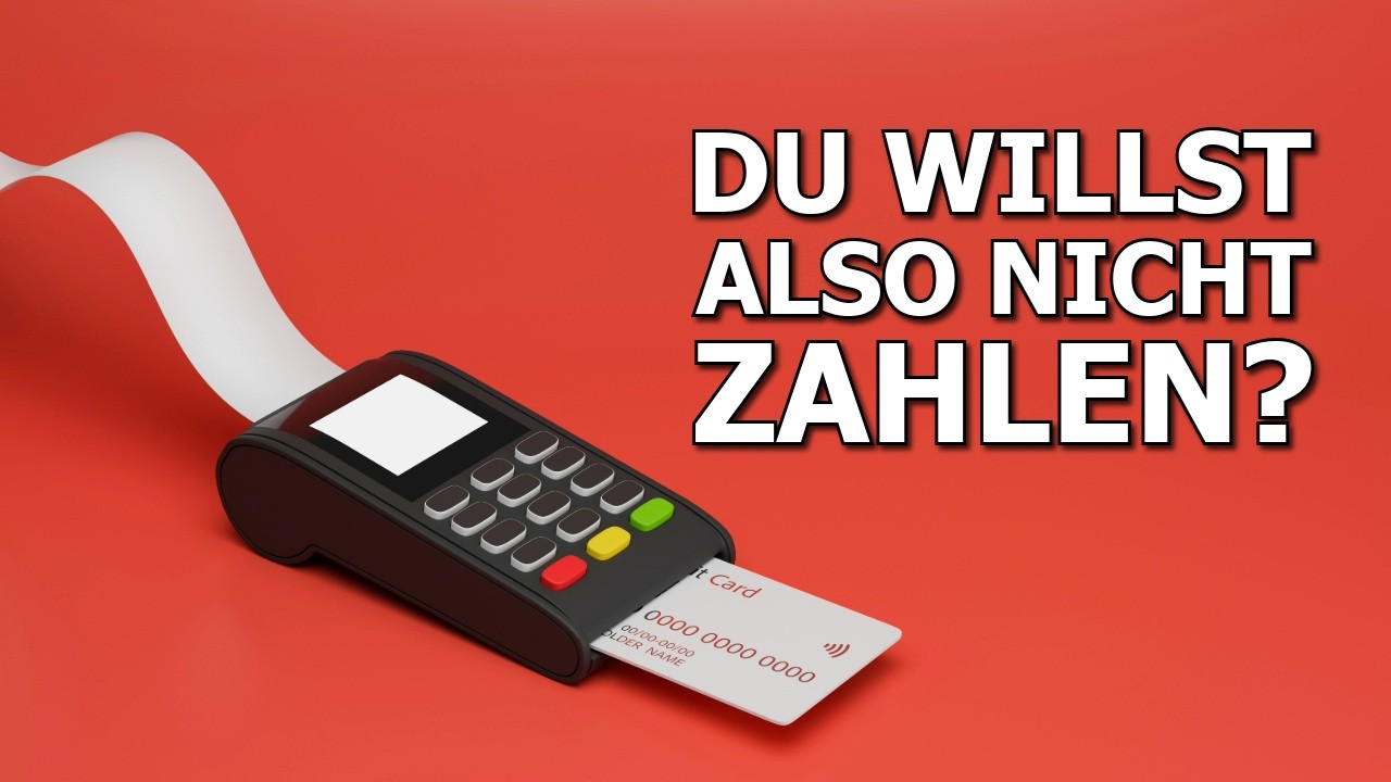 Wenn du eine Agentur nicht zahlst ((sei kein A********)(bei erhaltener Leistung)))