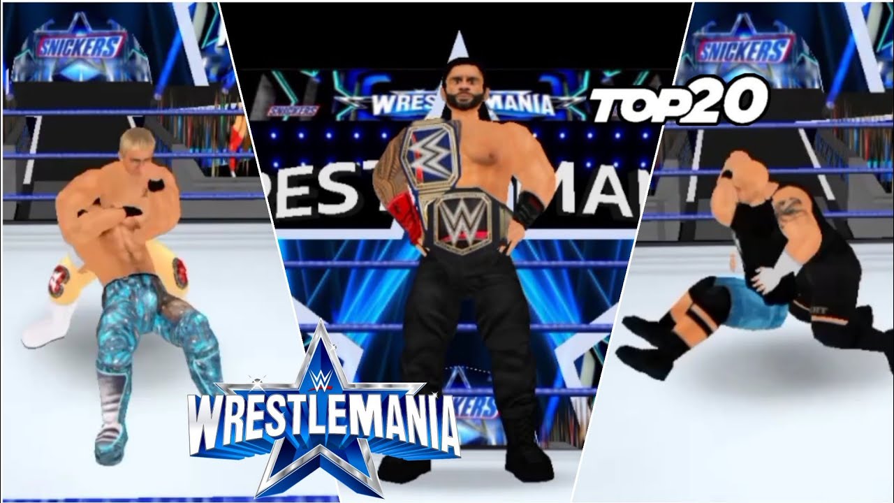 Wr3d 2k22-WrestleMania 38 Nights 1 и 2, лучшие моменты 20