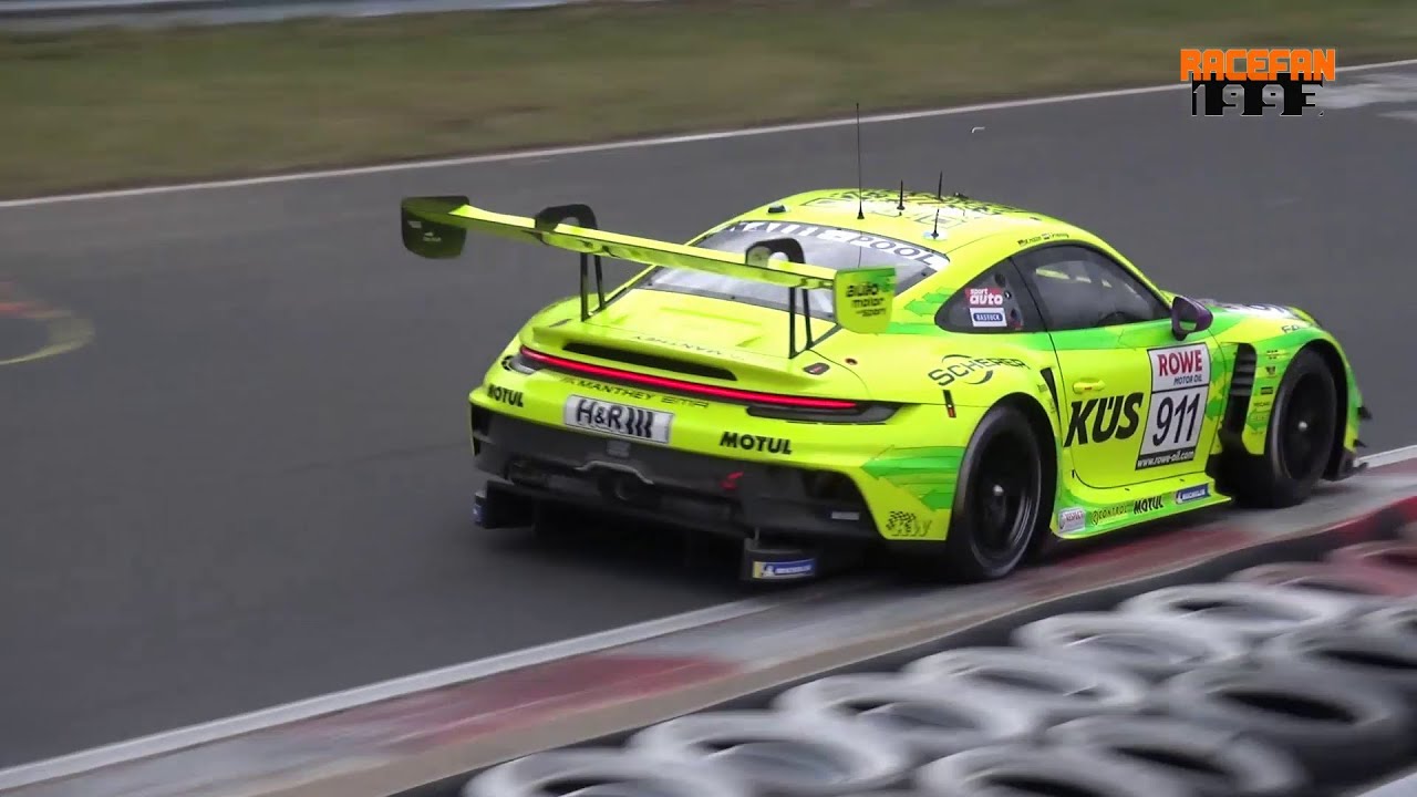 Grello Manthey EMA Porsche 992 GT3-R 2023 N&uuml;rburgring Nordschleife NLS1 Test