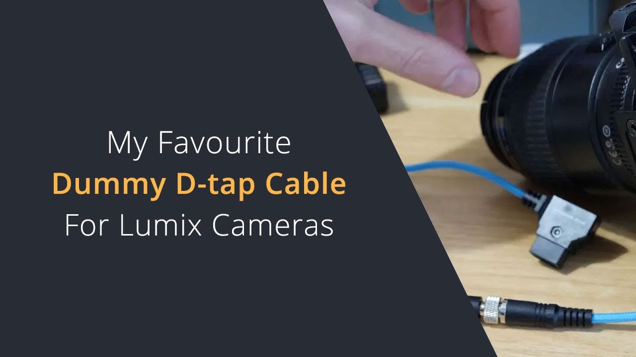 Best D Tap Cable for Panasonic Lumix Cameras | Best V Mount DCC17 Dummy Battery D-tap Cable