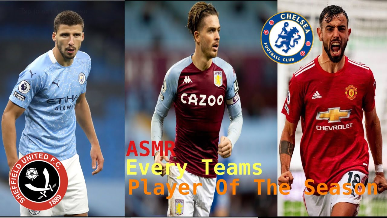 Every Premier League Clubs Player Of The Season 20/21 [ASMR]