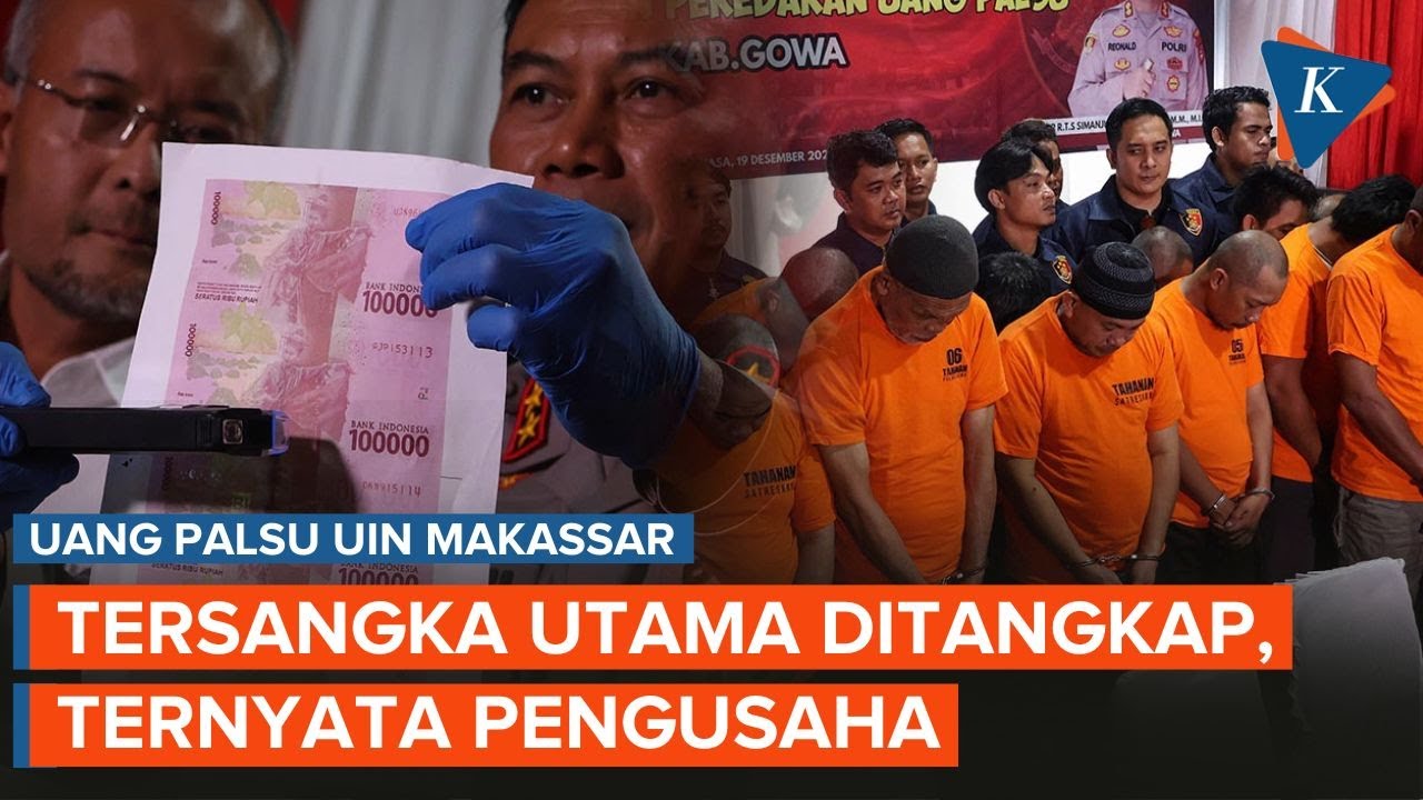 Pengusaha Jadi Tersangka Utama Kasus Uang Palsu UIN Alauddin Makassar