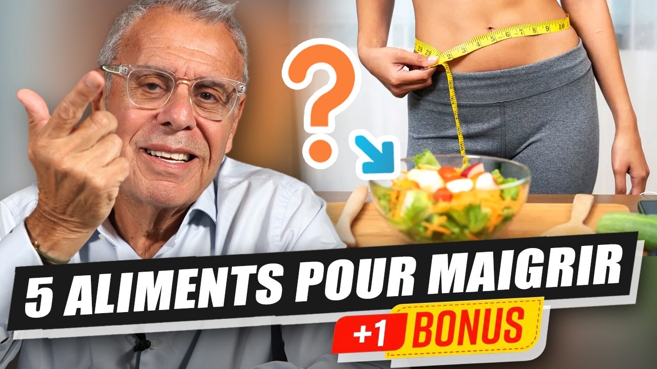 5 ALIMENTS POUR MINCIR ou MAIGRIR SANS AVOIR FAIM (version 2026)