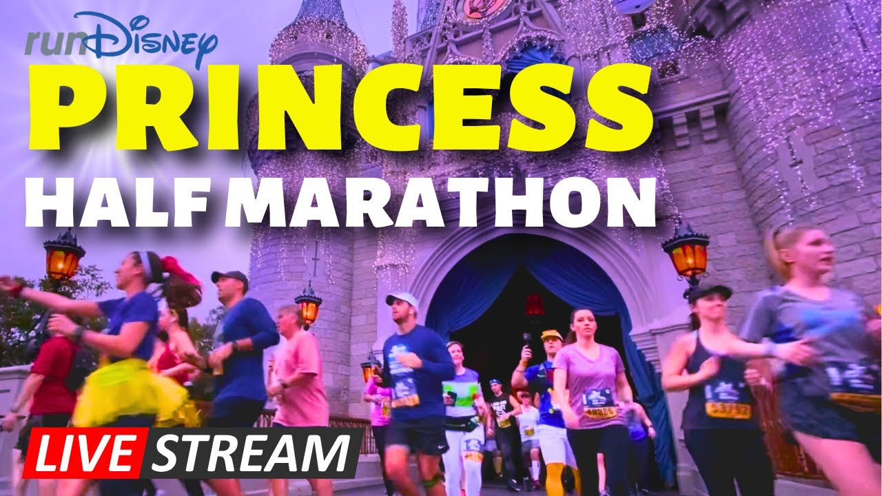 🔴LIVE🔴2025 Princess Half Marathon Run | runDisney Walt Disney World Princess Race Coverage In 4K HD