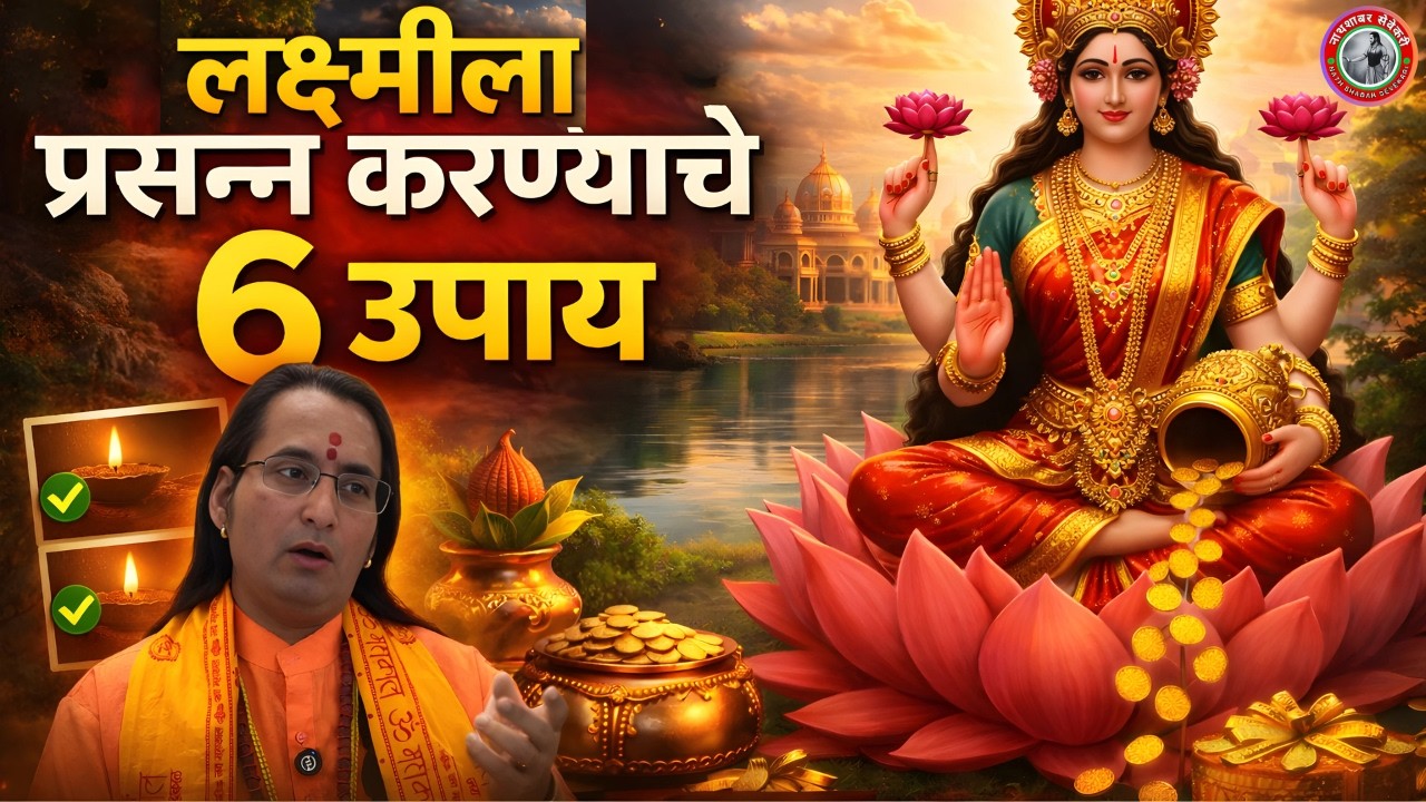 करा फक्त हे ६ उपाय – दारिद्र्य दूर🫰लक्ष्मी कृपा सुरू 🙏 लक्ष्मी प्रसन्न होण्याचे रहस्य | #laxmi