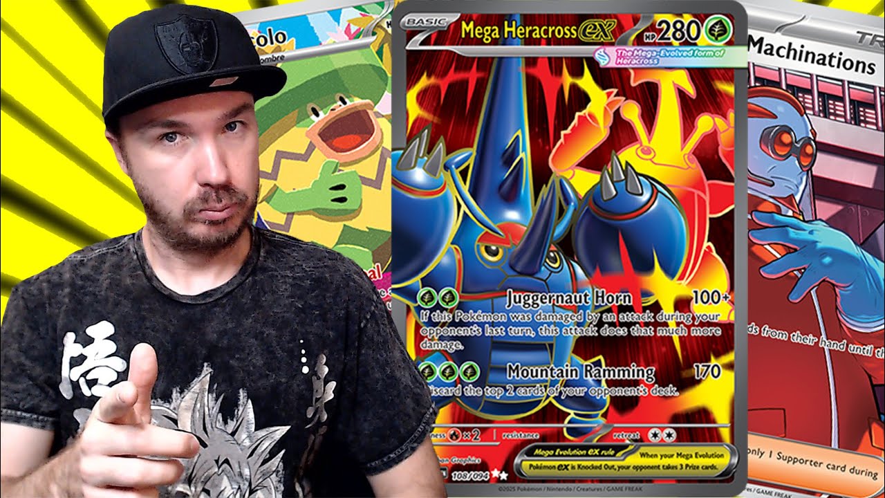 Мега-Геракросс сеет ужас среди противников в Pokemon TCG Live — демонстрация колоды и геймплей.