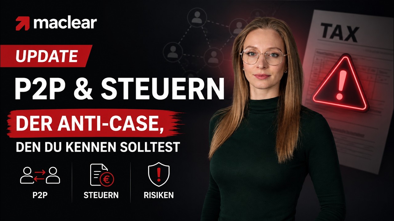 P2P Plattform aus der Schweiz I Maclear I passives Einkommen #p2p #passiveseinkommen