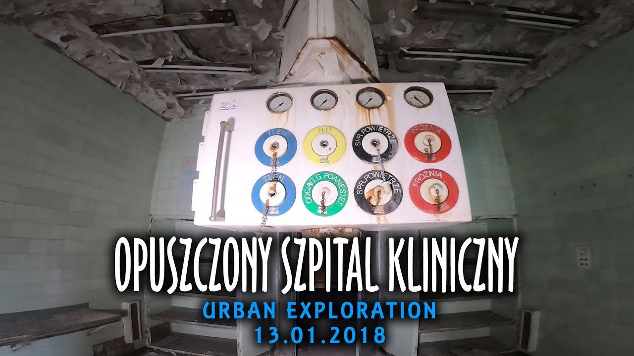 Opuszczony Szpital Kliniczny  | URBAN EXPLORATION | GoPro Hero 6 Black