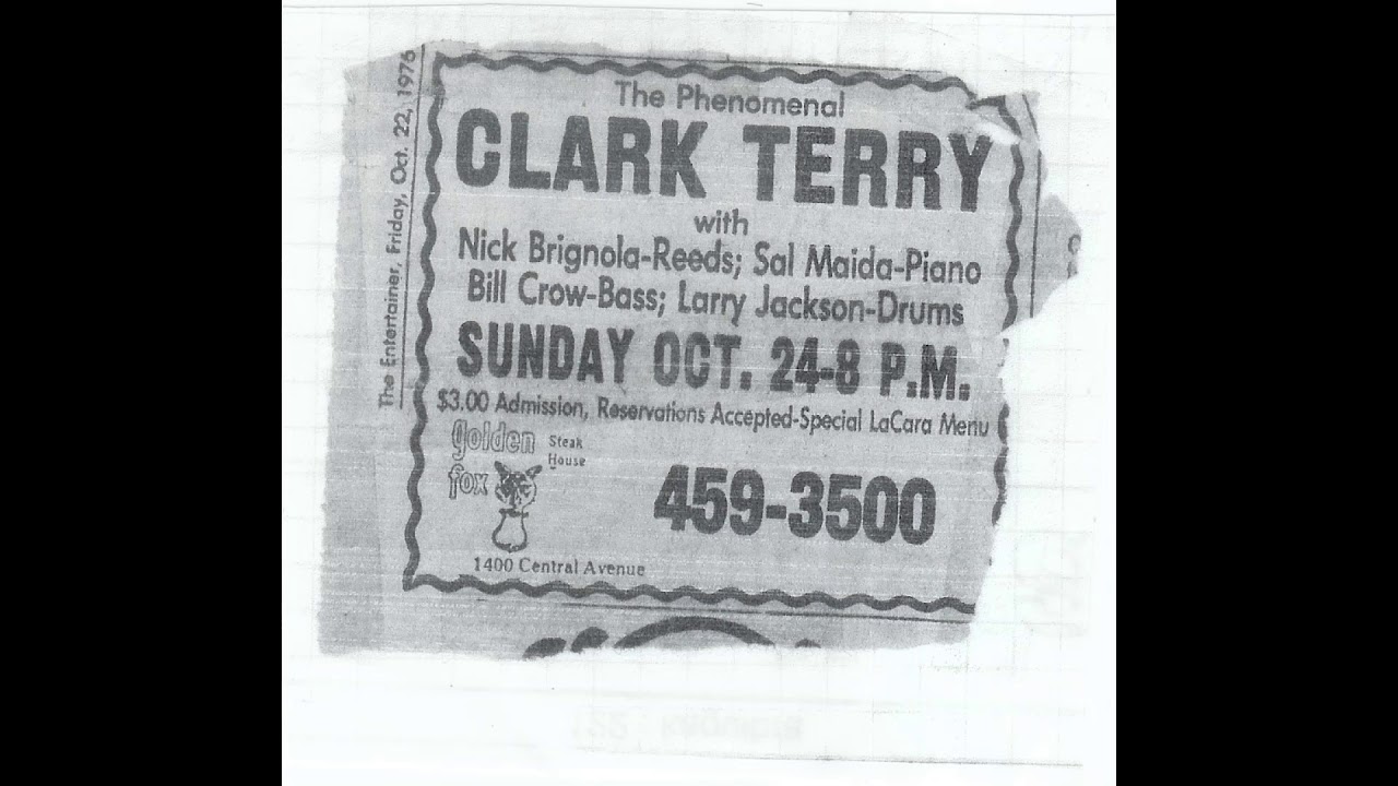 Clark Terry and Nick Brignola   Canadian Sunset