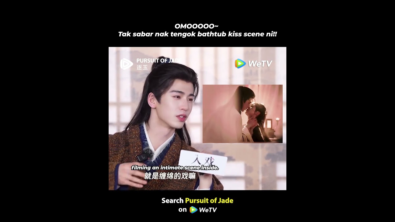 #ZhangLinghe spills on the bathtub kiss scene… we’re not ready!!! 😱