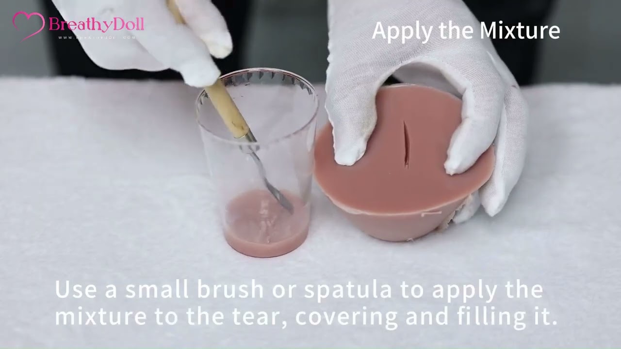 Silicone Companion Doll Tear Repair Tutorial
