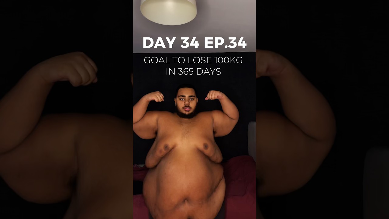 Day 34 of my weightloss journey road to lose 100kg in 365 days ⚖️👀 