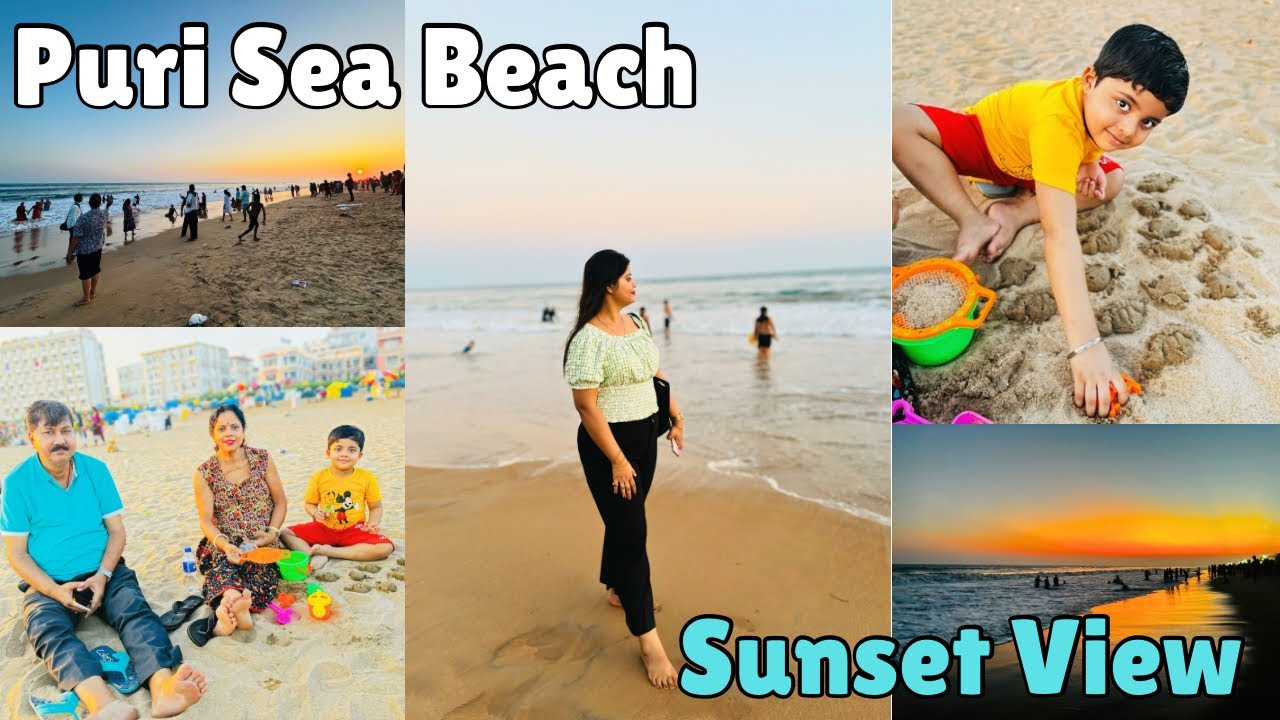 Sunset View at Puri Sea Beach 🏖️