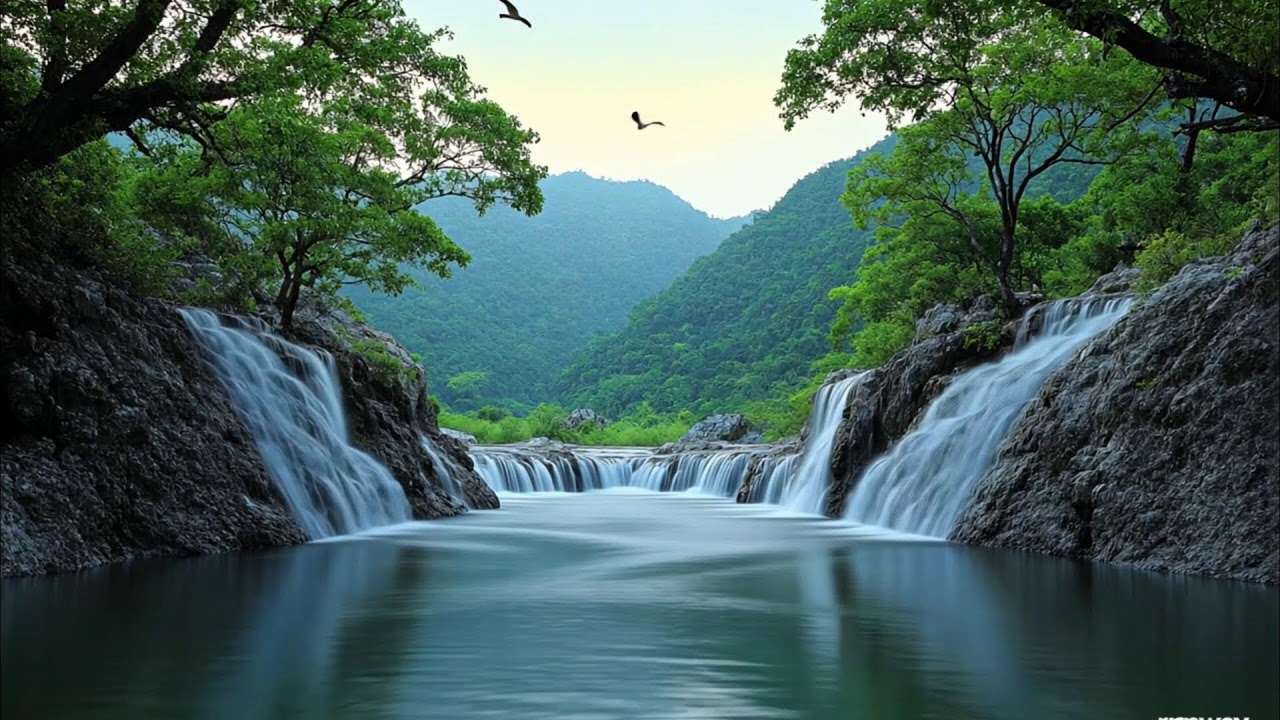 Calming Piano & Water Sounds 💧 Relaxation for Sleep, Healing & Inner Peace,sleep quality
