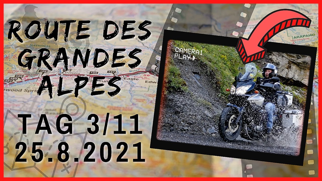 🇫🇷 🏍🏔 France 2'000 KM MOTORCYCLE-ADVENTURE ⛺️ - Route des Grandes Alpes, Day 3/11