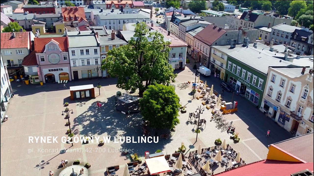 Rynek Główny Plac Konrada Mańki w Lublińcu - Powiat Lubliniecki - przewodnik turystyczny