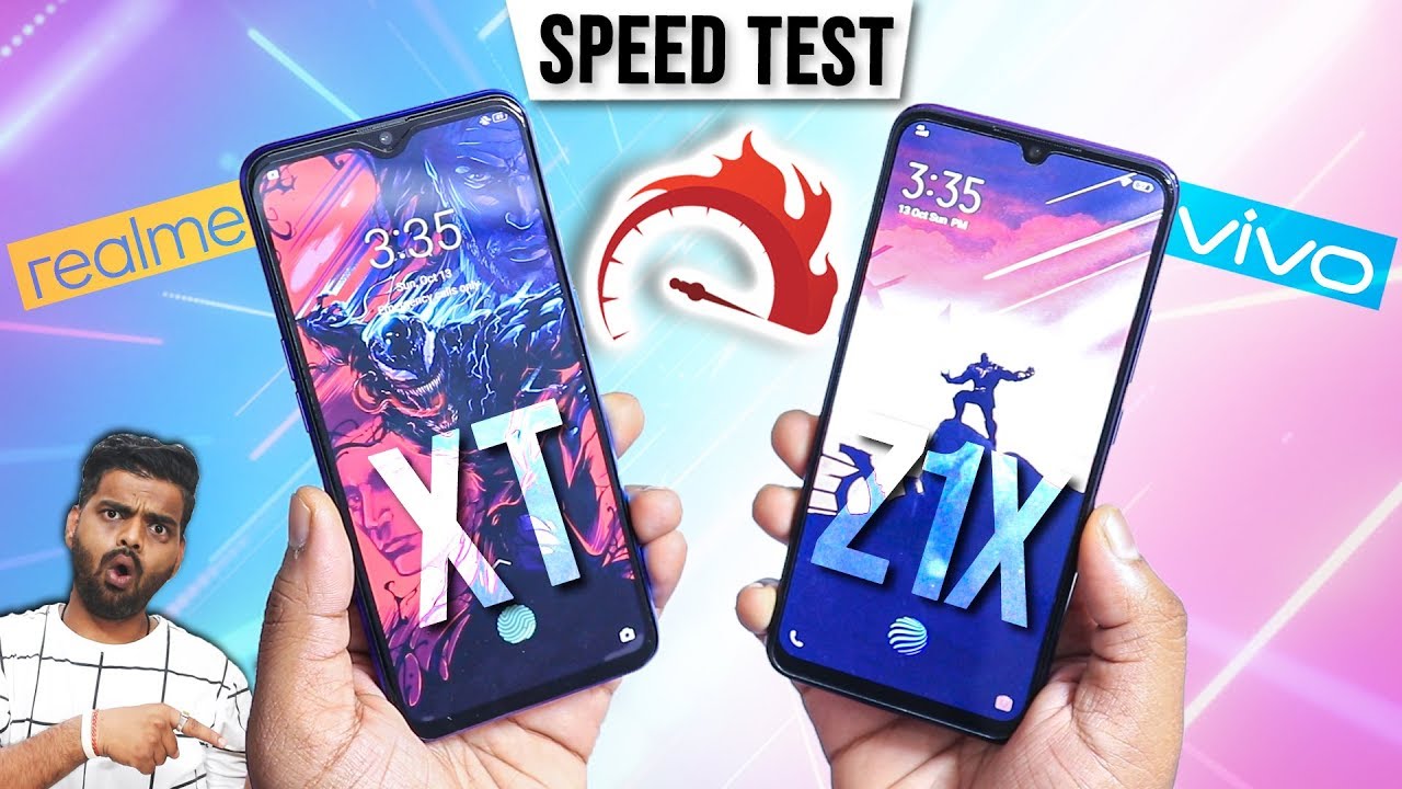 Realme Xt Vs Vivo Z1x Speed Test: Hilla Dala Na...🤪