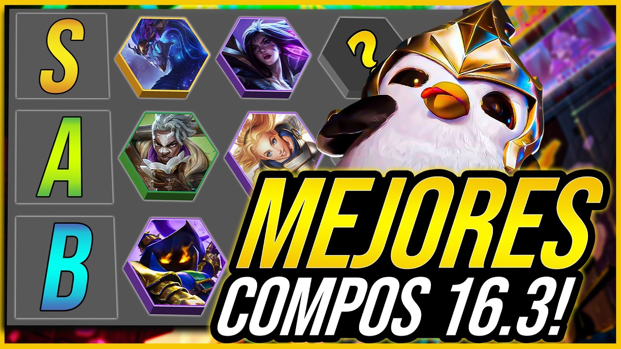 🚀 12 Mejores Composiciones para SUBIR ELO en el Parche 16.3 TFT Set 16