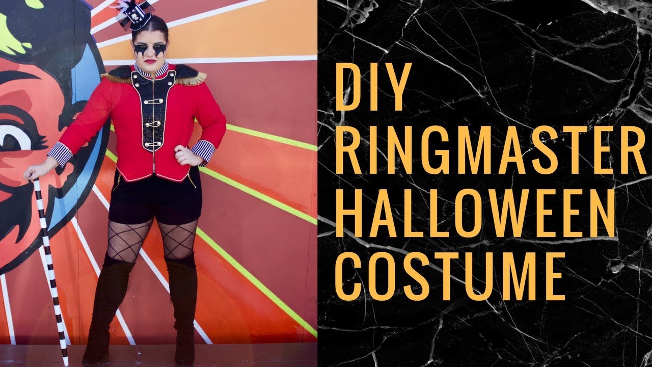 DIY RINGMASTER HALLOWEEN (NO-SEW) COSTUME AND MAKEUP  | storiesinthedust