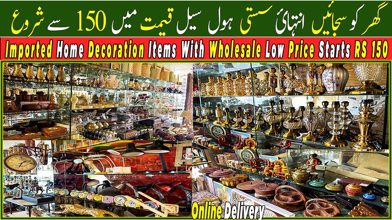 Home Decoration Items with Very Low Price | Wholesale Market in Rawalpindi