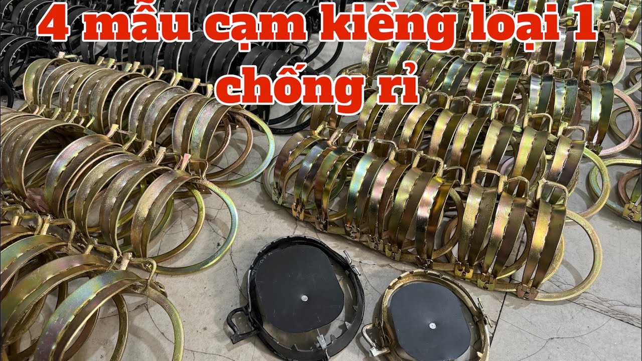 Báo giá MỚI NHẤT 4 mẫu bẫy cạm kiềng 12,14,16,18 hàng loại 1 và bẫy kẹp chống rỉ siêu HOT