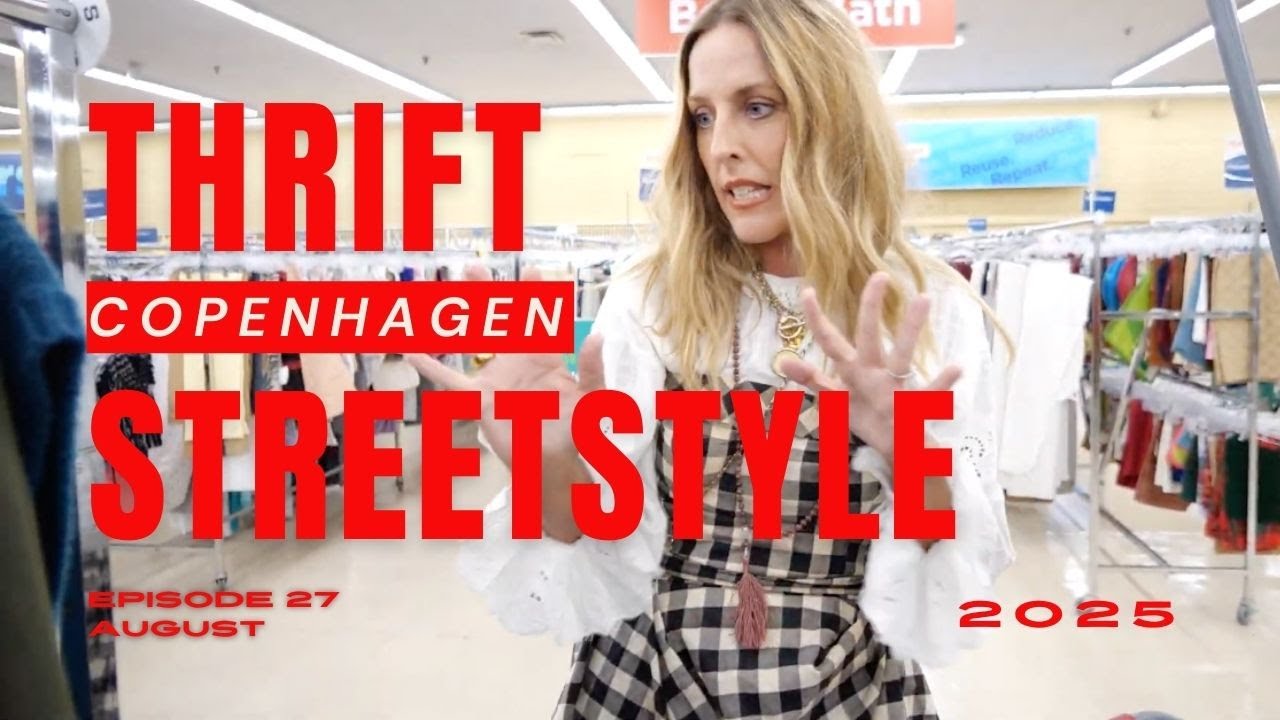 Thrifting Fashion Week Street Style/COPENHAGEN