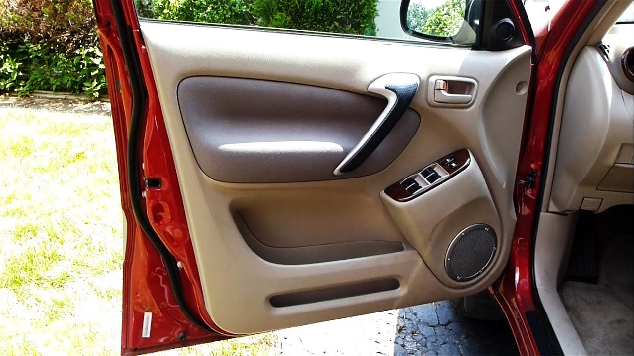 How to Remove a Door Panel in a Toyota RAV4  (2001 to 2005)