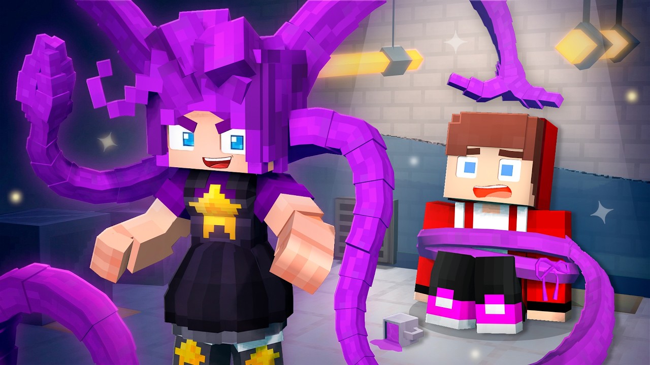 JJ`s Girl Became LILY LOVEBRAIDS - Maizen Minecraft Animation