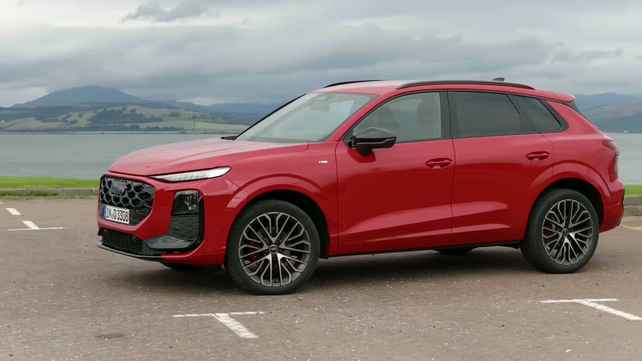 New 2026 Audi Q3 (Progressive Red) - Driving, Exterior, and Interior