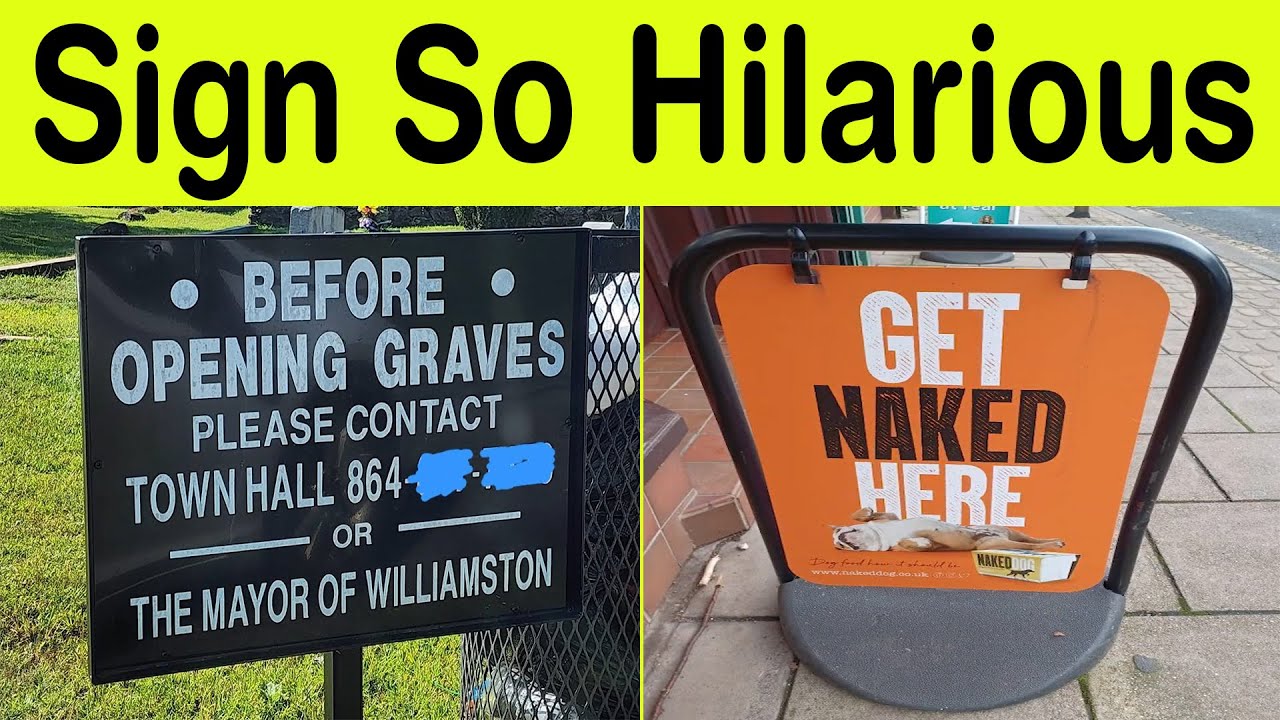 These Signs So Hilarious Will Make Your Day Instantly Better – Laugh Guaranteed! || Happy Panda