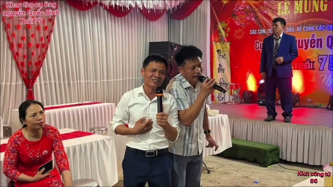Khao thọ cụ ông : Nguyễn Quốc Bình : tuổi 75 chúc cụ thật nhiều sức khoẻ