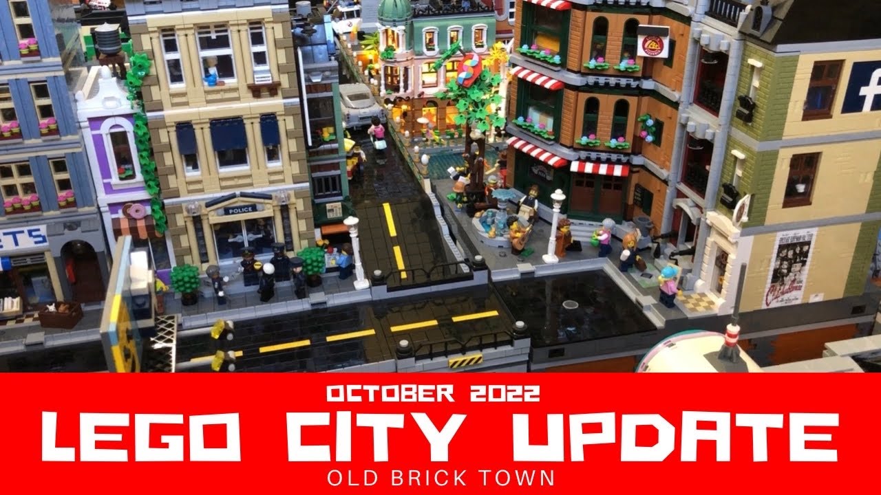 LEGO CITY UPDATE | October 2022 | Old Brick Town, Central Perk Cafe, Subway, Elevated City