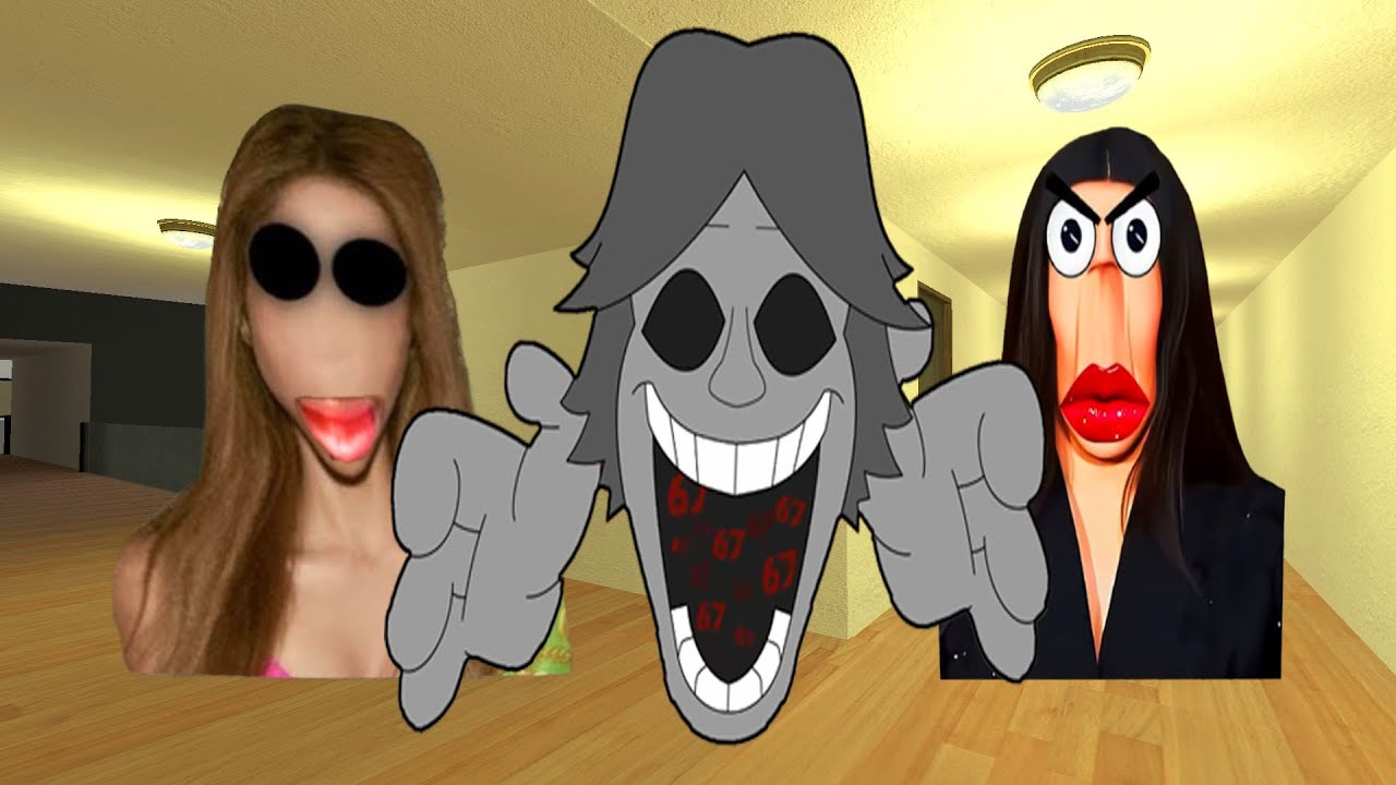 67 Kid, Ungalia And Shakira NightmareNextbot in The Hole Nextbot Gmod
