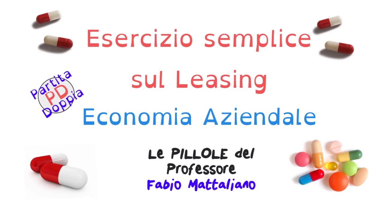 Richiesta di chiarimento - Esercizio semplice sul Leasing.