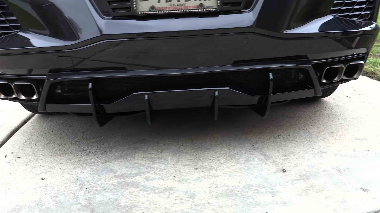 C8 Rear Diffuser INSTALL