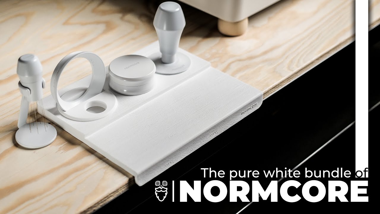 Normcore White Tools Unboxing | WDT, Dosing Funnel, Distributor, Tamper, Tamping Station